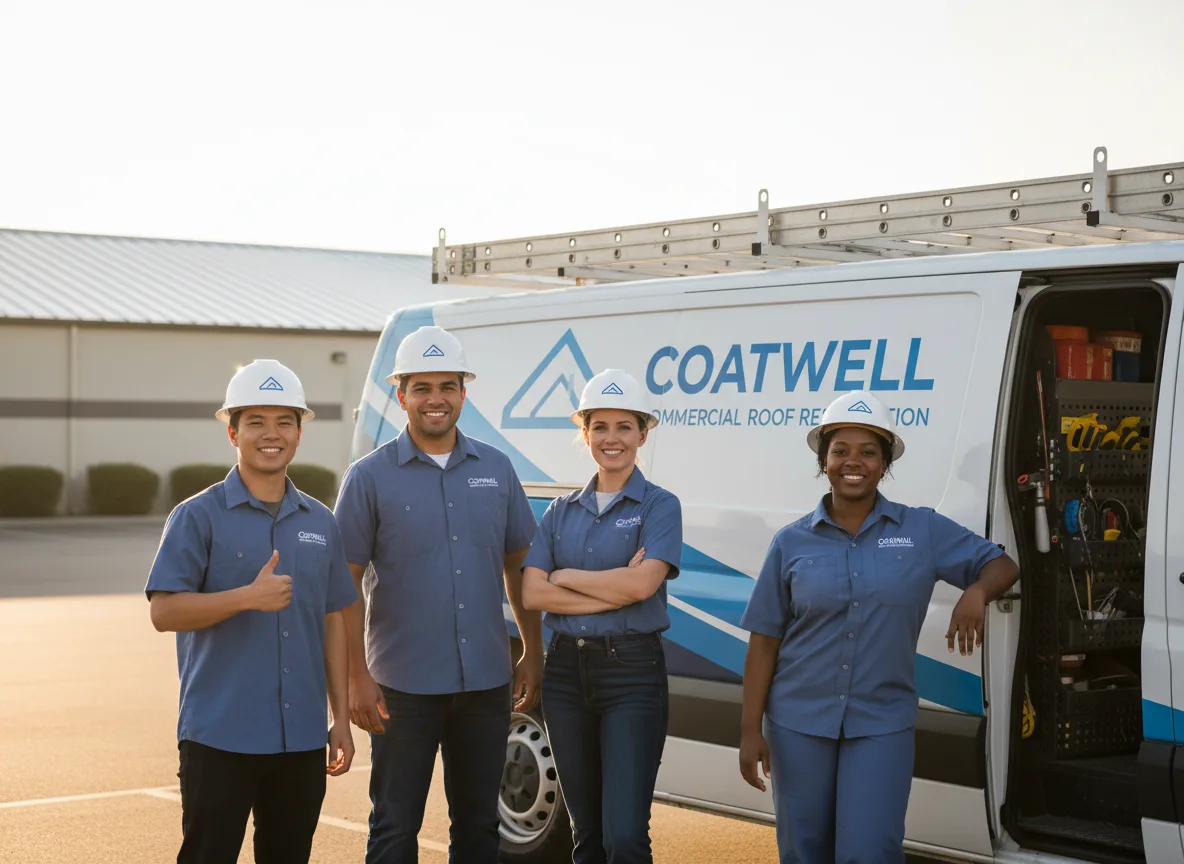 Commercial roof coating company in Marshall, WI